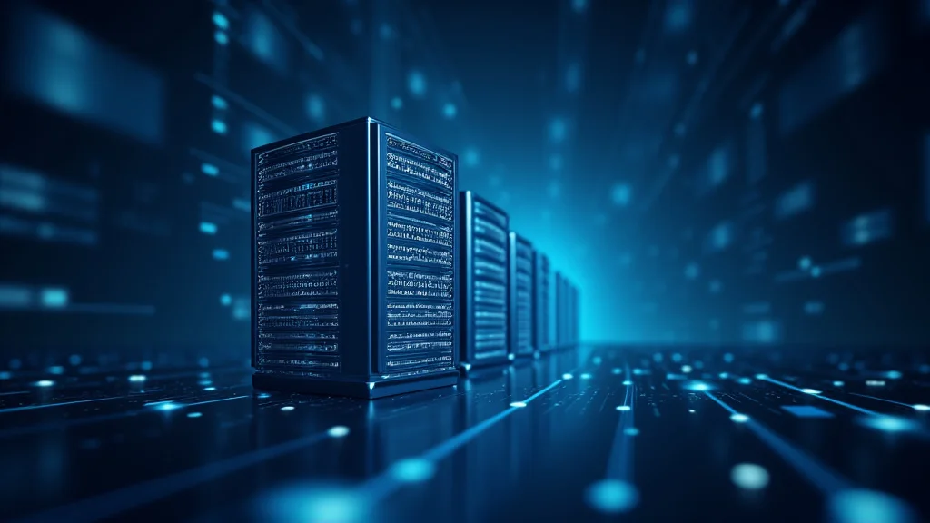 The image shows a laptop displaying a webpage about budget-friendly web hosting options.