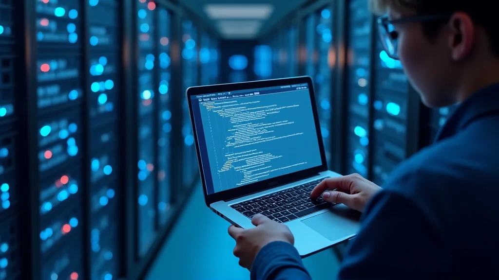 The image shows a laptop with several hosting provider logos, illustrating finding affordable website hosting services.